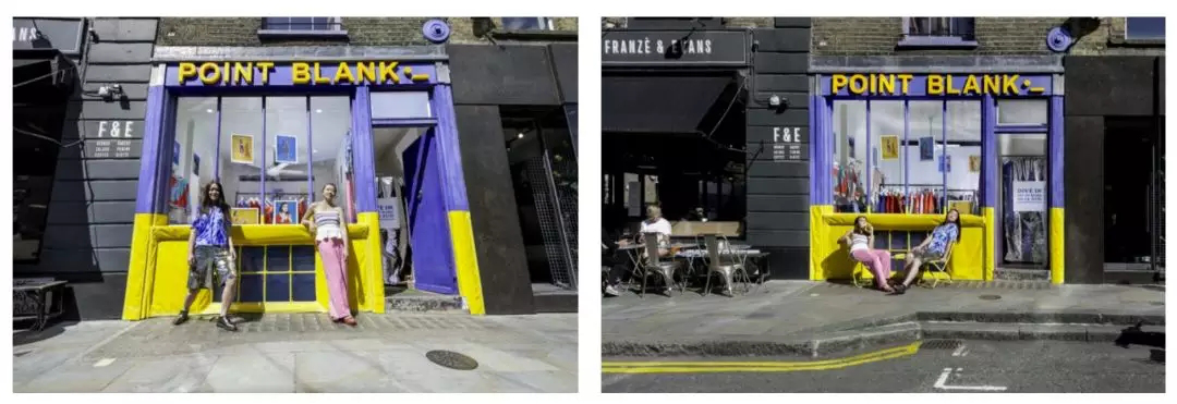 快闪店制造反差设计方式