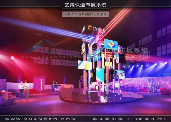 华为手机艺术展活动(3700㎡)