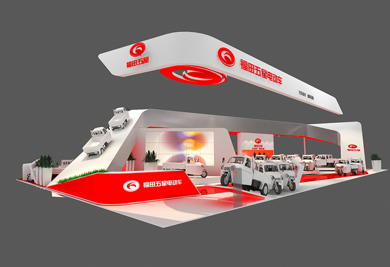 自行车展-福田展台搭展(450㎡)