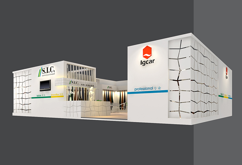 皮革展-铭博·SIC展台搭展(102㎡)