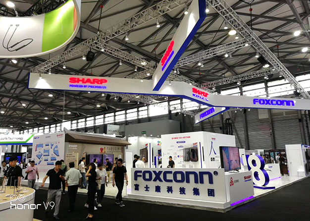 AWE电子展-夏普草莓污污视频(360㎡)